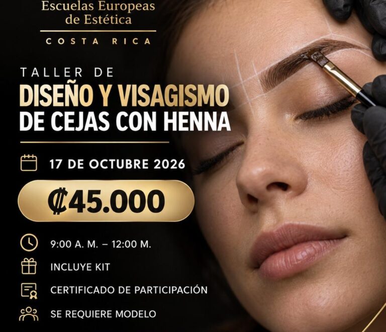 Taller de Diseño y Visagismo de Cejas con Henna