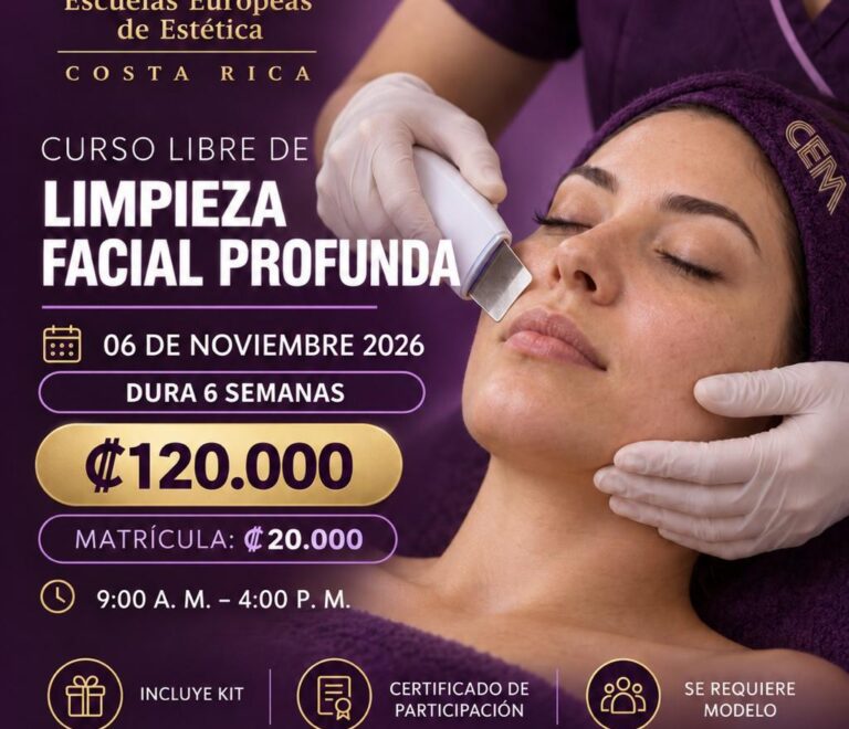 Curso Libre: Limpieza Facial Profunda